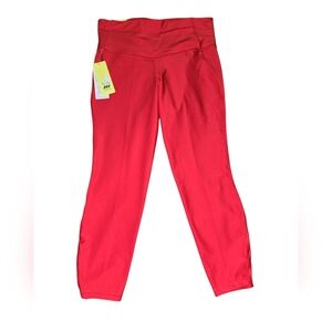 Womens All In Motion, High Rise, Vibrant Red Leggings, Xl, NWT!!!